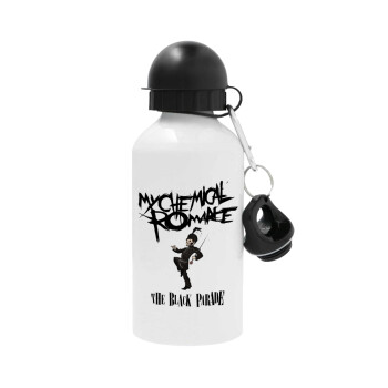 My Chemical Romance Black Parade, Metal water bottle, White, aluminum 500ml