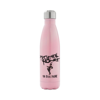 My Chemical Romance Black Parade, Metal mug thermos Pink Iridiscent (Stainless steel), double wall, 500ml