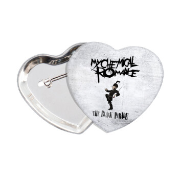 My Chemical Romance Black Parade, Κονκάρδα παραμάνα καρδιά (57x52mm)