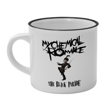 My Chemical Romance Black Parade, Κούπα κεραμική vintage Λευκή/Μαύρη 230ml