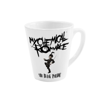 My Chemical Romance Black Parade, Κούπα κωνική Latte Λευκή, κεραμική, 300ml