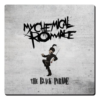 My Chemical Romance Black Parade, Τετράγωνο μαγνητάκι ξύλινο 6x6cm