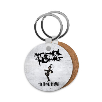 My Chemical Romance Black Parade, Μπρελόκ Ξύλινο στρογγυλό MDF Φ5cm