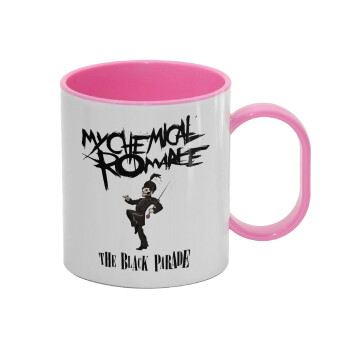 My Chemical Romance Black Parade, Κούπα (πλαστική) (BPA-FREE) Polymer Ροζ για παιδιά, 330ml
