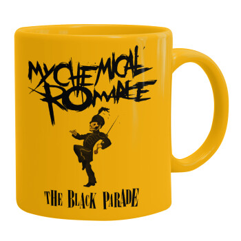 My Chemical Romance Black Parade, Ceramic coffee mug yellow, 330ml (1pcs)