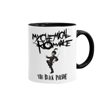 My Chemical Romance Black Parade, Κούπα χρωματιστή μαύρη, κεραμική, 330ml
