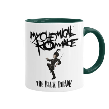My Chemical Romance Black Parade, Κούπα χρωματιστή πράσινη, κεραμική, 330ml