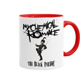 My Chemical Romance Black Parade, Κούπα χρωματιστή κόκκινη, κεραμική, 330ml