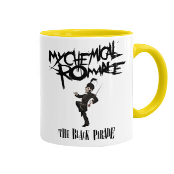 My Chemical Romance Black Parade, Κούπα χρωματιστή κίτρινη, κεραμική, 330ml