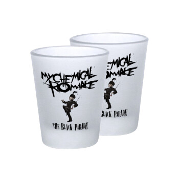 My Chemical Romance Black Parade, Σφηνοπότηρα γυάλινα 45ml του πάγου (2 τεμάχια)
