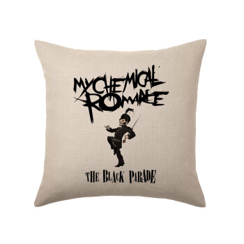 My Chemical Romance Black Parade, Μαξιλάρι καναπέ ΛΙΝΟ 40x40cm περιέχεται το  γέμισμα