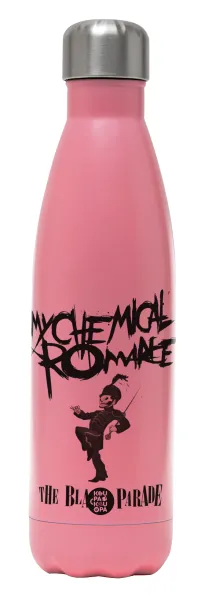 My Chemical Romance Black Parade — Μεταλλικό παγούρι θερμός Ροζ Ματ (Stainless steel), διπλού τοιχώματος, 500ml