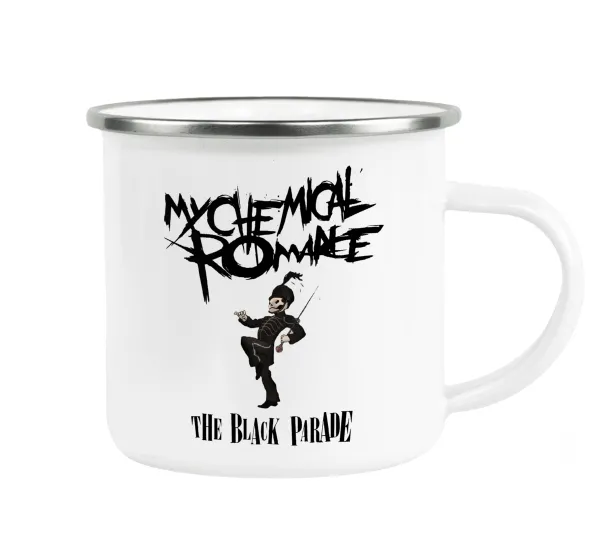 My Chemical Romance Black Parade — Metallic enamel cup white 360ml