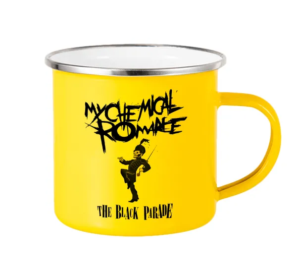 My Chemical Romance Black Parade — Yellow Enamel Metallic Cup 360ml