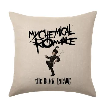 My Chemical Romance Black Parade, Μαξιλάρι καναπέ ΛΙΝΟ 40x40cm περιέχεται το  γέμισμα