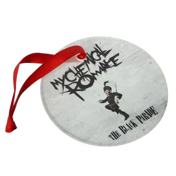 My Chemical Romance Black Parade, Christmas ornament glass 9cm