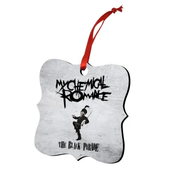 My Chemical Romance Black Parade, Christmas ornament polygon wooden 7.5cm