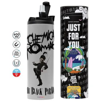 My Chemical Romance Black Parade, Tumbler stainless steel GREY 600ml