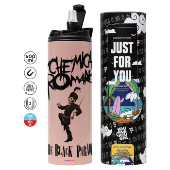 My Chemical Romance Black Parade, Tumbler stainless steel PINK 600ml