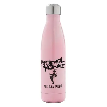 My Chemical Romance Black Parade, Metal mug thermos Pink Iridiscent (Stainless steel), double wall, 500ml
