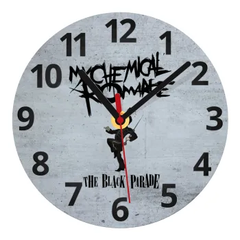 My Chemical Romance Black Parade, Ρολόι τοίχου γυάλινο (20cm)