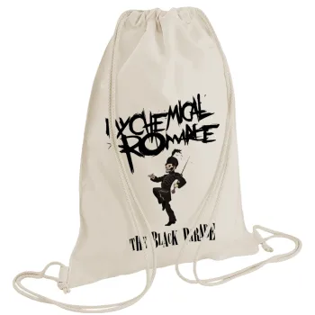 My Chemical Romance Black Parade, Backpack bag GYMBAG natural (28x40cm)