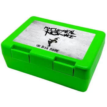 My Chemical Romance Black Parade, Παιδικό δοχείο κολατσιού ΠΡΑΣΙΝΟ 185x128x65mm (BPA free πλαστικό)