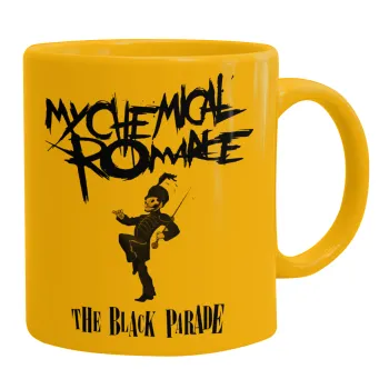 My Chemical Romance Black Parade, Ceramic coffee mug yellow, 330ml