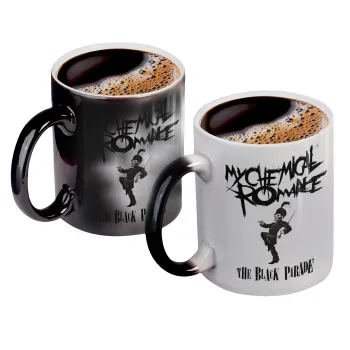 My Chemical Romance Black Parade, Color changing magic Mug, ceramic, 330ml when adding hot liquid inside, the black colour desappears (1 pcs)