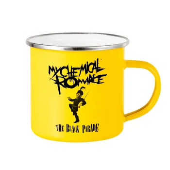 My Chemical Romance Black Parade, Κούπα Μεταλλική εμαγιέ Κίτρινη 360ml