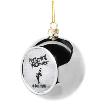 My Chemical Romance Black Parade, Silver 8cm Christmas tree ball ornament