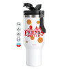 Mega Stainless steel Tumbler with lid, double wall 1,2L