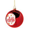 Friends Don't Lie, Stranger Things, Χριστουγεννιάτικη μπάλα δένδρου Κόκκινη 8cm