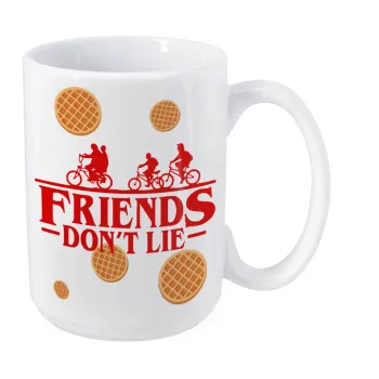 Friends Don't Lie, Stranger Things, Κούπα Mega, κεραμική, 450ml