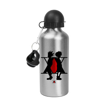 hunter x hunter, Metallic water jug, Silver, aluminum 500ml