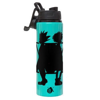 hunter x hunter, Metallic water bottle with safety lid, 850ml aluminum