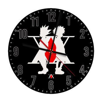hunter x hunter, Ρολόι τοίχου ξύλινο (30cm)
