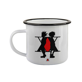 hunter x hunter, Κούπα εμαγιέ με μαύρο χείλος 360ml