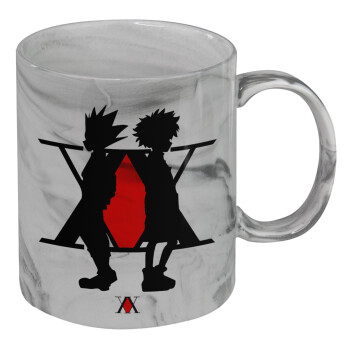 hunter x hunter, Κούπα κεραμική, marble style (μάρμαρο), 330ml