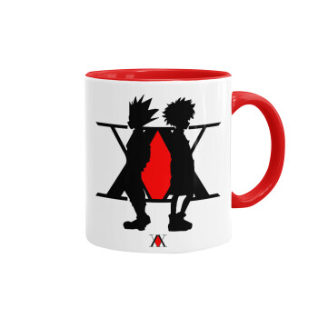 hunter x hunter, Mug colored red, ceramic, 330ml