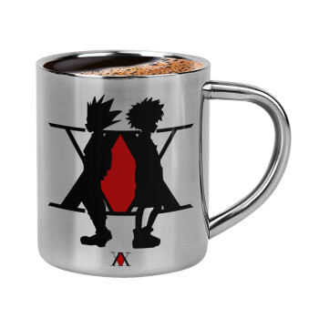 hunter x hunter, Double-wall metal cup for espresso (220ml)