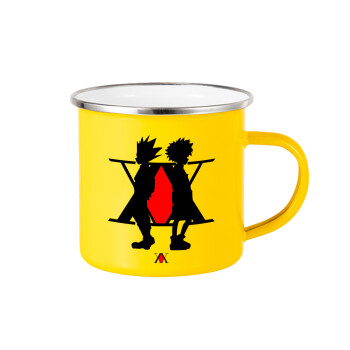 hunter x hunter, Yellow Enamel Metallic Cup 360ml