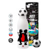 Soccer Metal mug thermos, double wall, 550ml