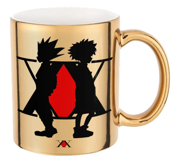 hunter x hunter — Mug ceramic, gold mirror, 330ml