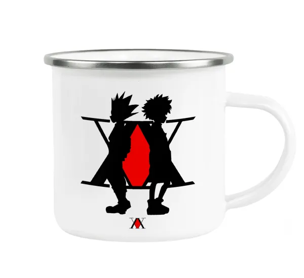 hunter x hunter — Metallic enamel cup white 360ml