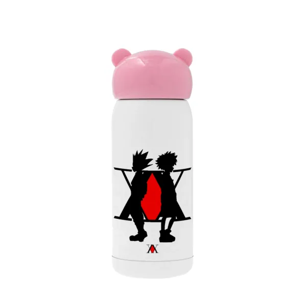 hunter x hunter — Pink stainless steel thermal flask, 320ml