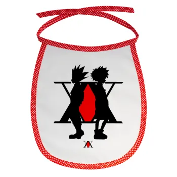 hunter x hunter, Σαλιάρα μωρού αλέκιαστη με κορδόνι Κόκκινη