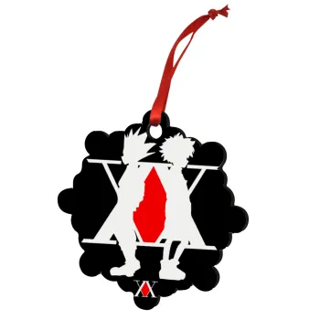 hunter x hunter, Στολίδι Χριστουγεννιάτικο στολίδι snowflake ξύλινο 7.5cm