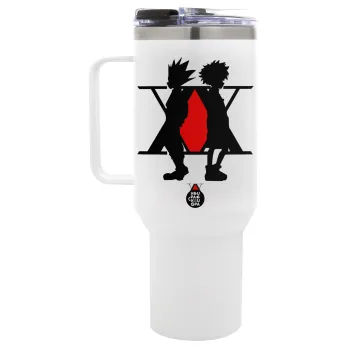 hunter x hunter, Mega Tumbler με καπάκι, διπλού τοιχώματος (θερμό) 1,2L