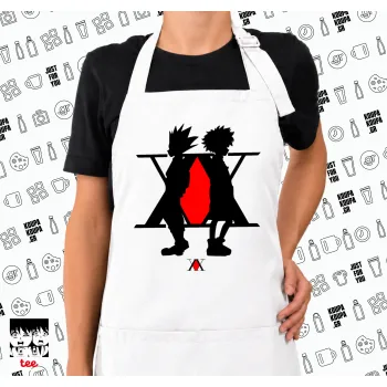 hunter x hunter, Ποδιά μακριά Σεφ ολόσωμη με τσέπες white (ΕΝΗΛΙΚΩΝ)